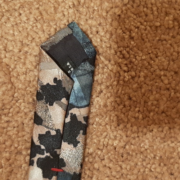 Johnny Carson Vintage Retro Mixed-Print Tie - Picture 4 of 6